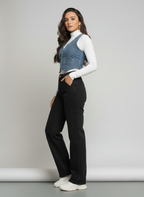 Rogue Muse Denim Vest Top