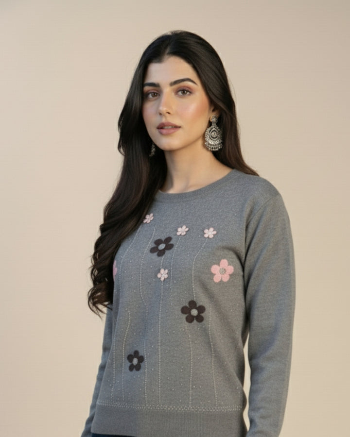 Ash Grey Lilura Cardigan