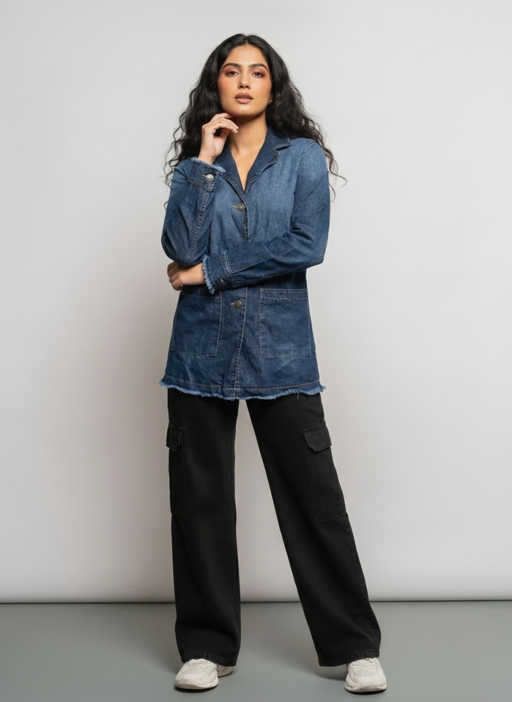 Midnight Outlaw Denim Shirt Jacket