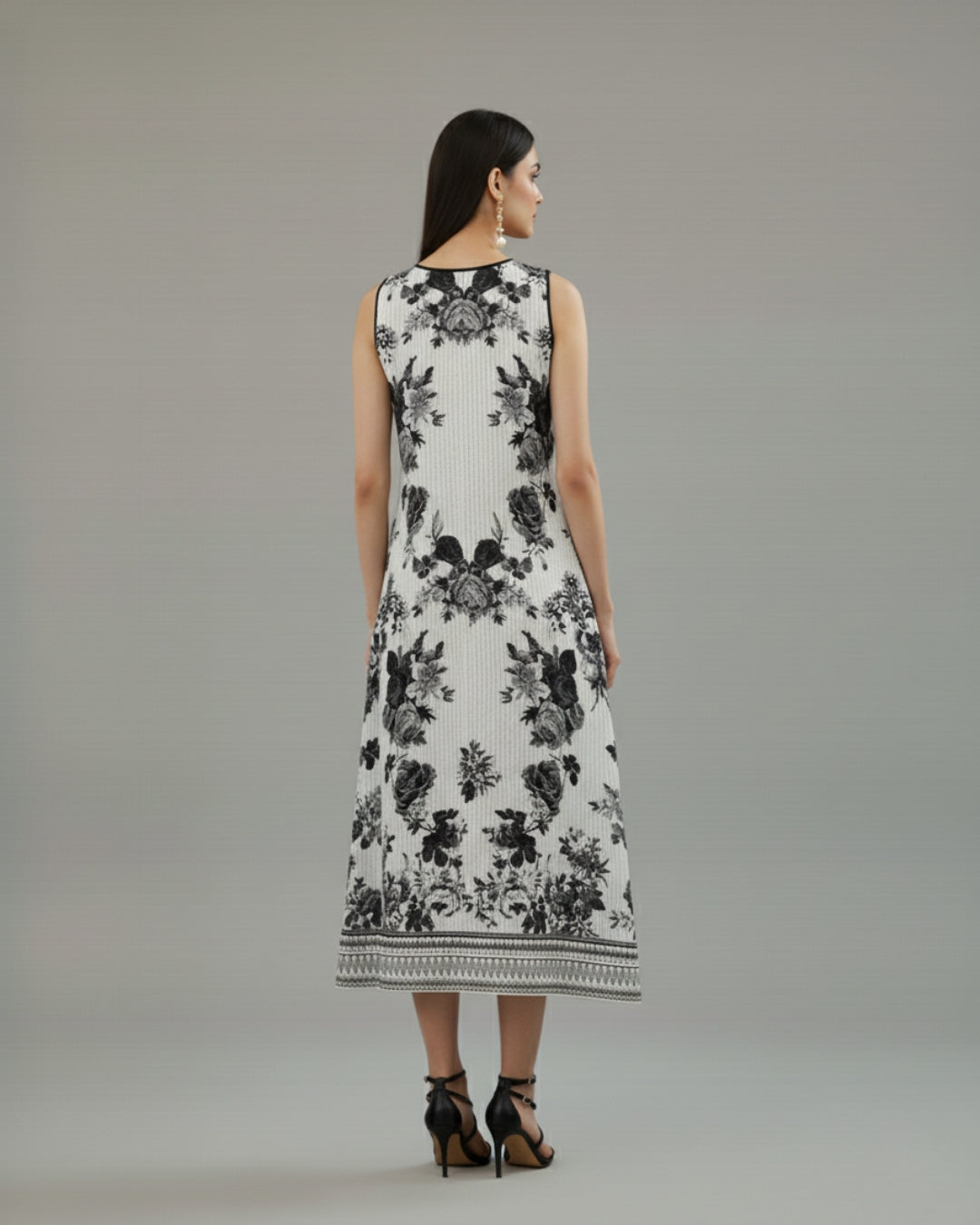 Midnight Contrast Maxi Dress
