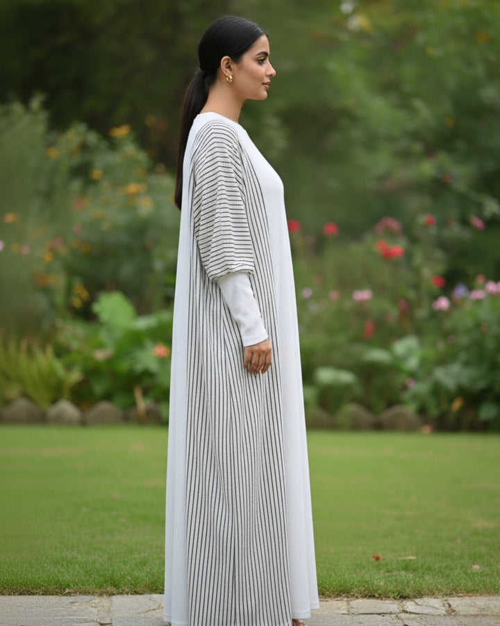 Snow Haven Abaya Set