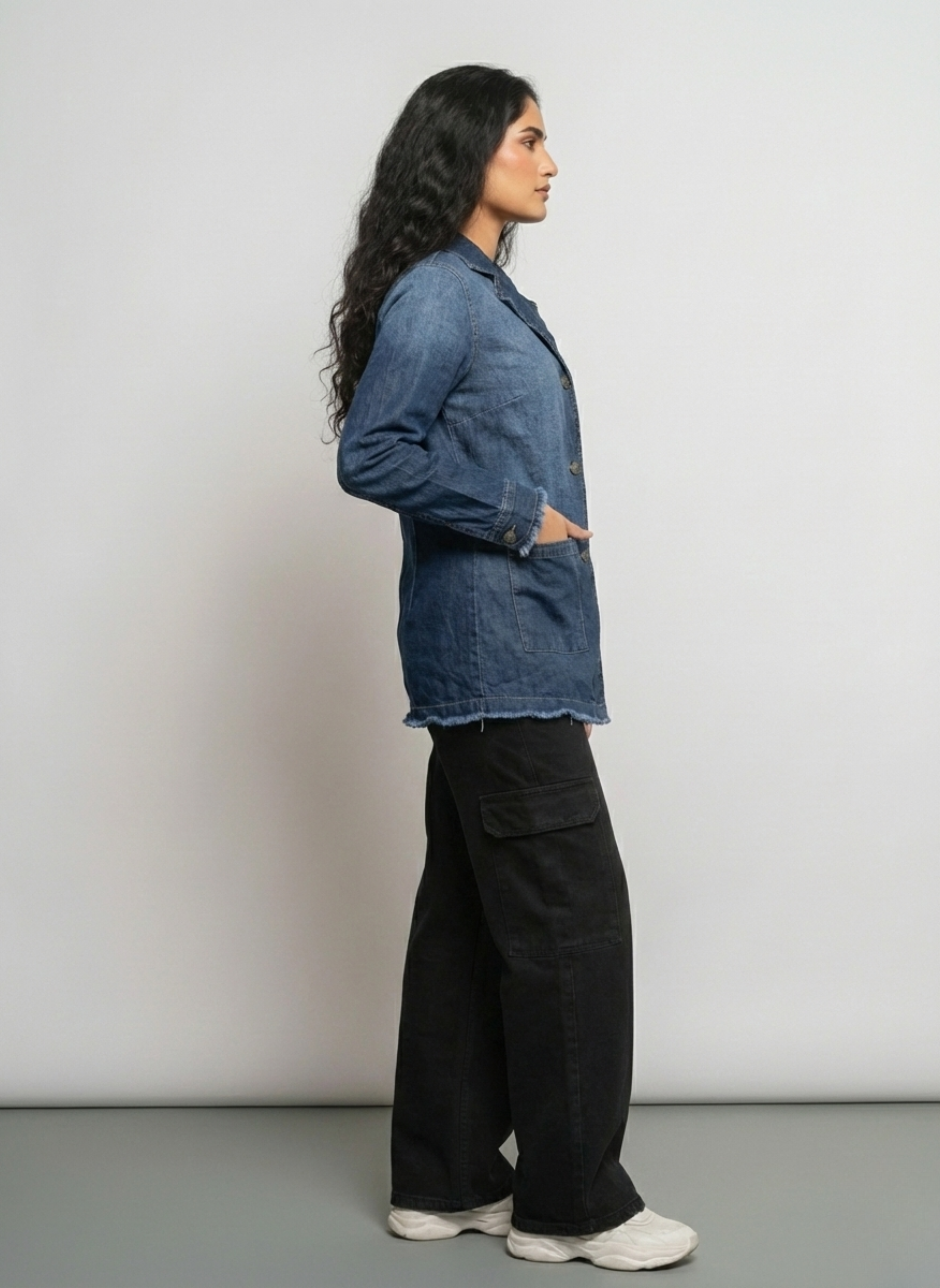 Midnight Outlaw Denim Shirt Jacket