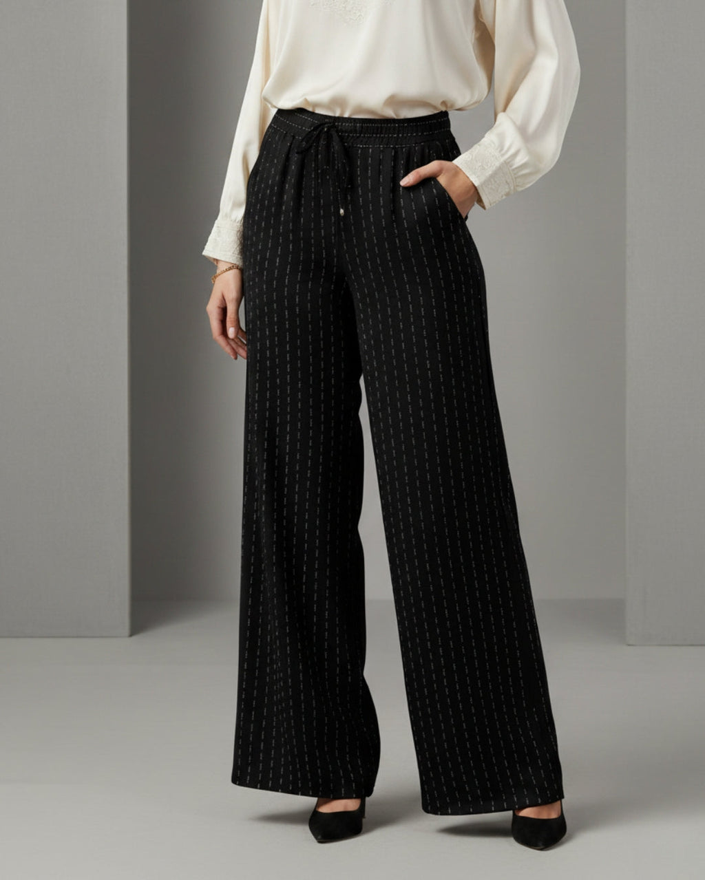 Midnight Stripe Trouser