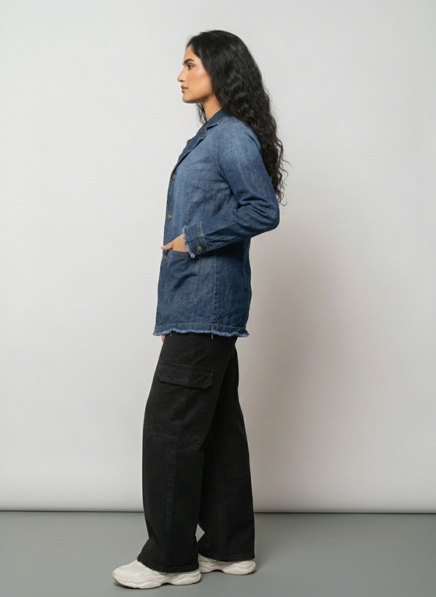 Midnight Outlaw Denim Shirt Jacket