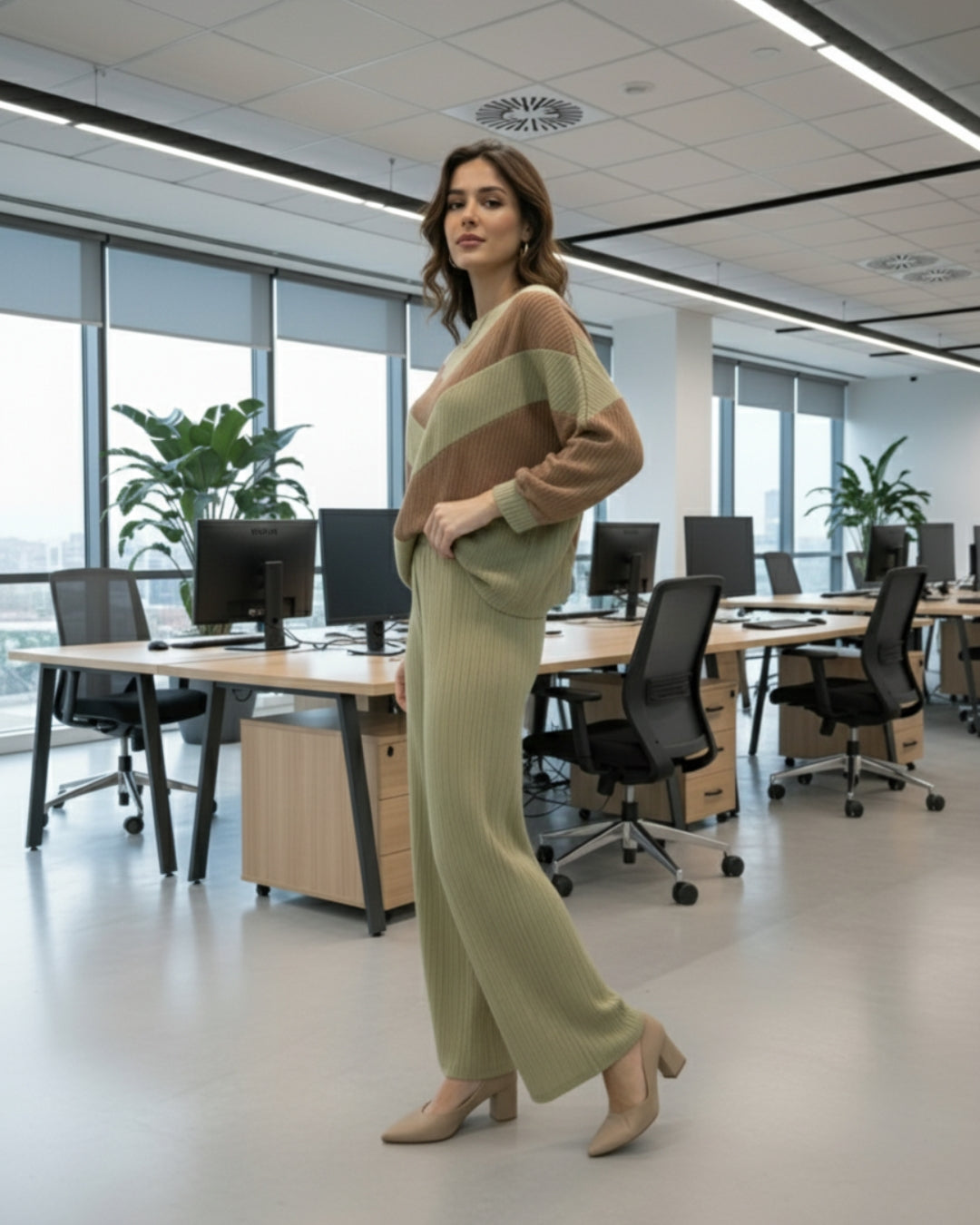 Olive East Co-Ord Set