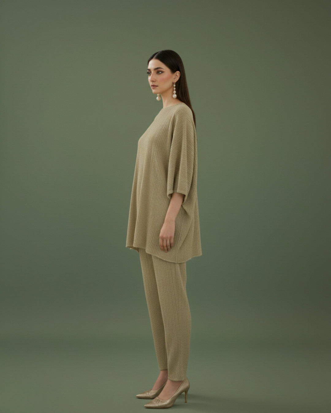 Green Stone Co-Ord Set