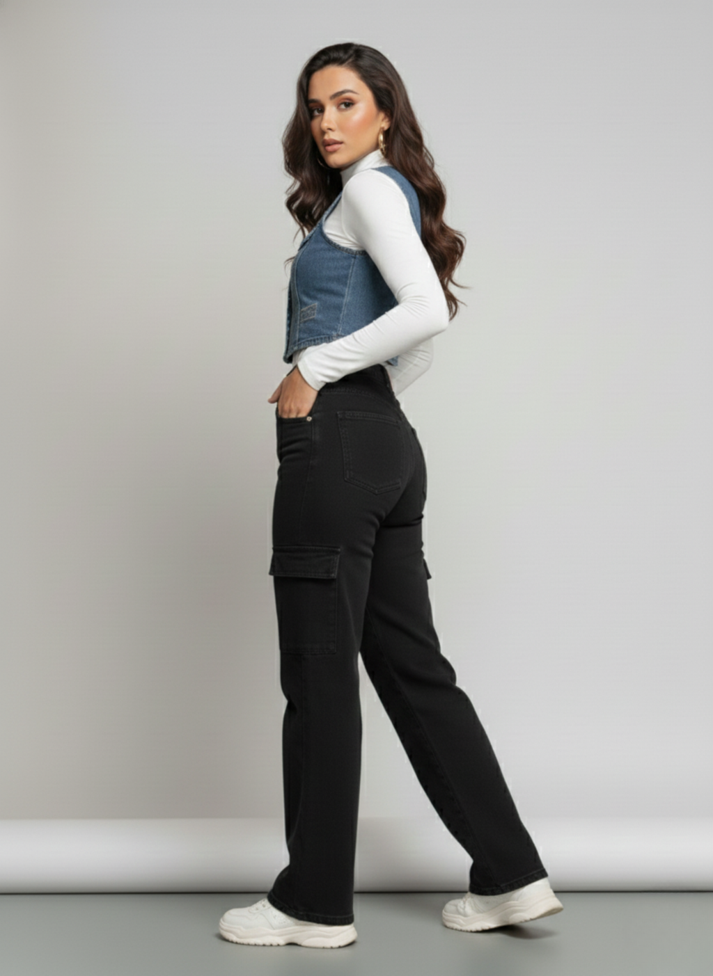 Rogue Muse Denim Vest Top