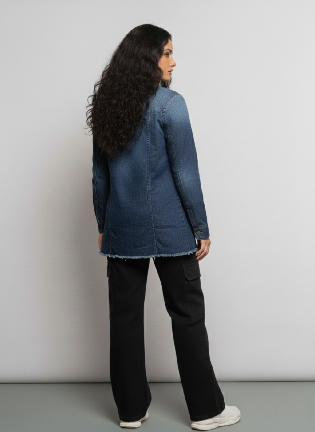 Midnight Outlaw Denim Shirt Jacket