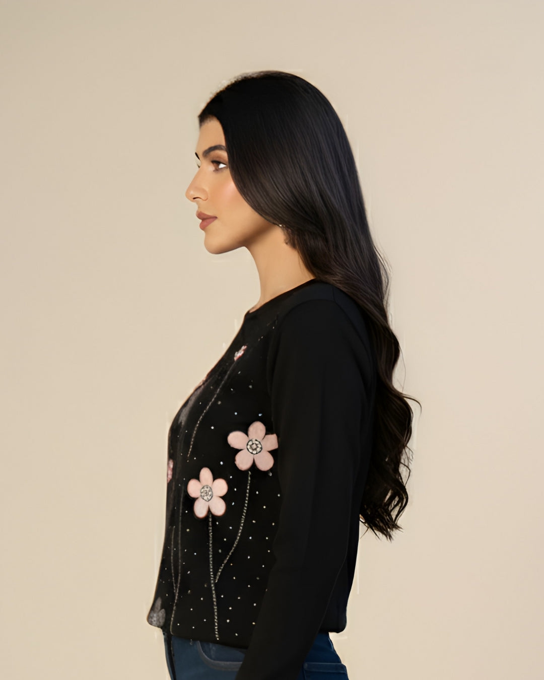 Midnight Lilura Cardigan