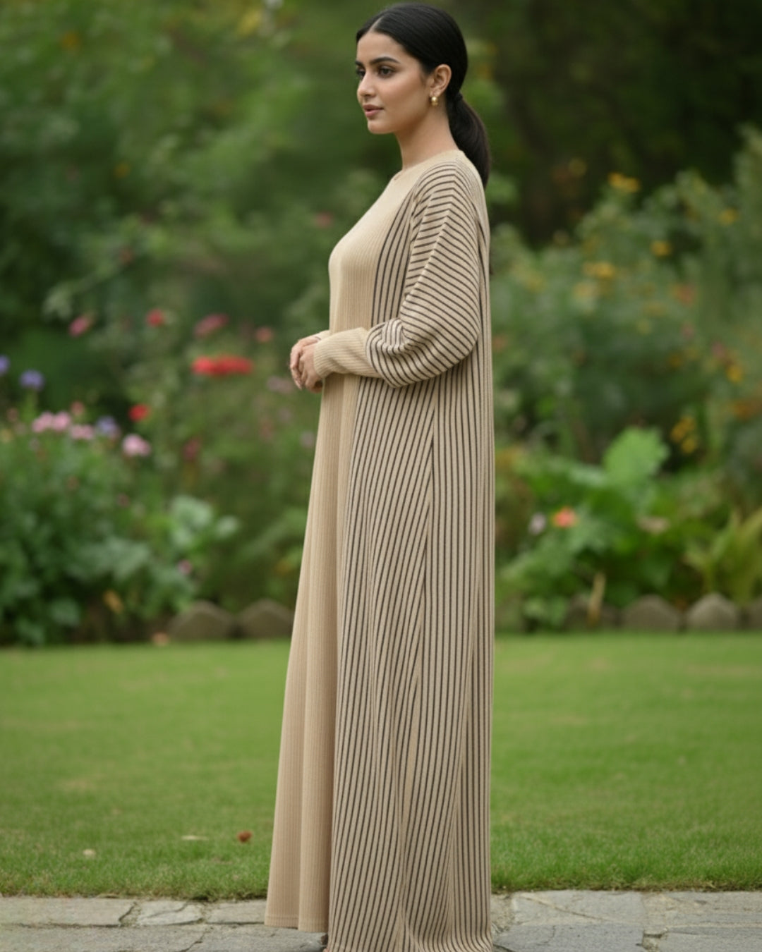 Fawn Abaya Set