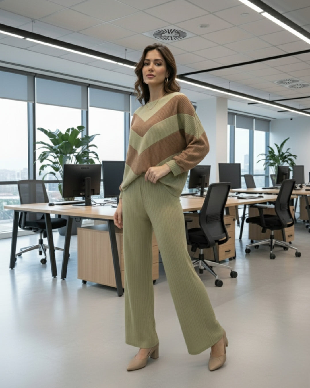 Olive East Co-Ord Set