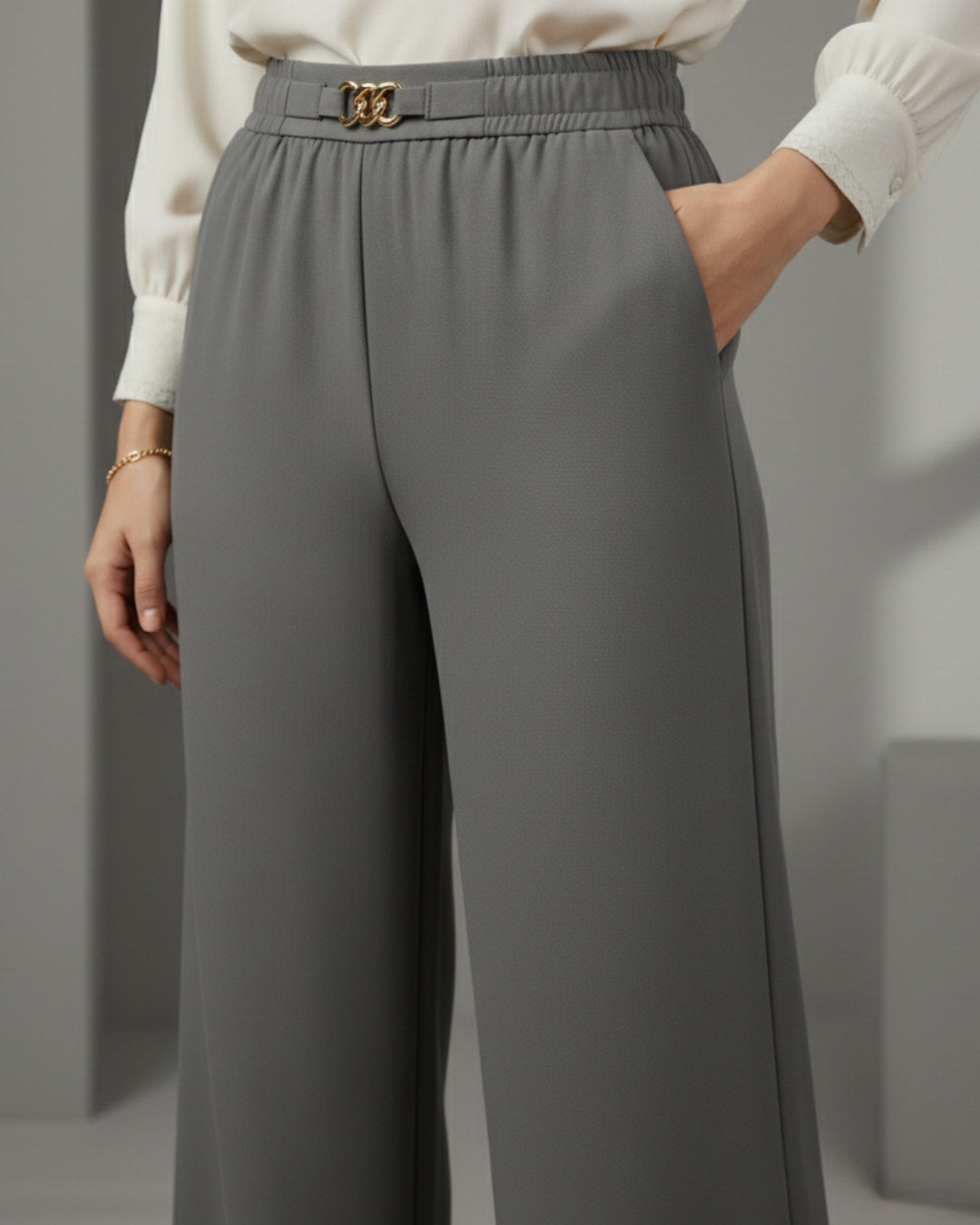 Velora Grey Trouser