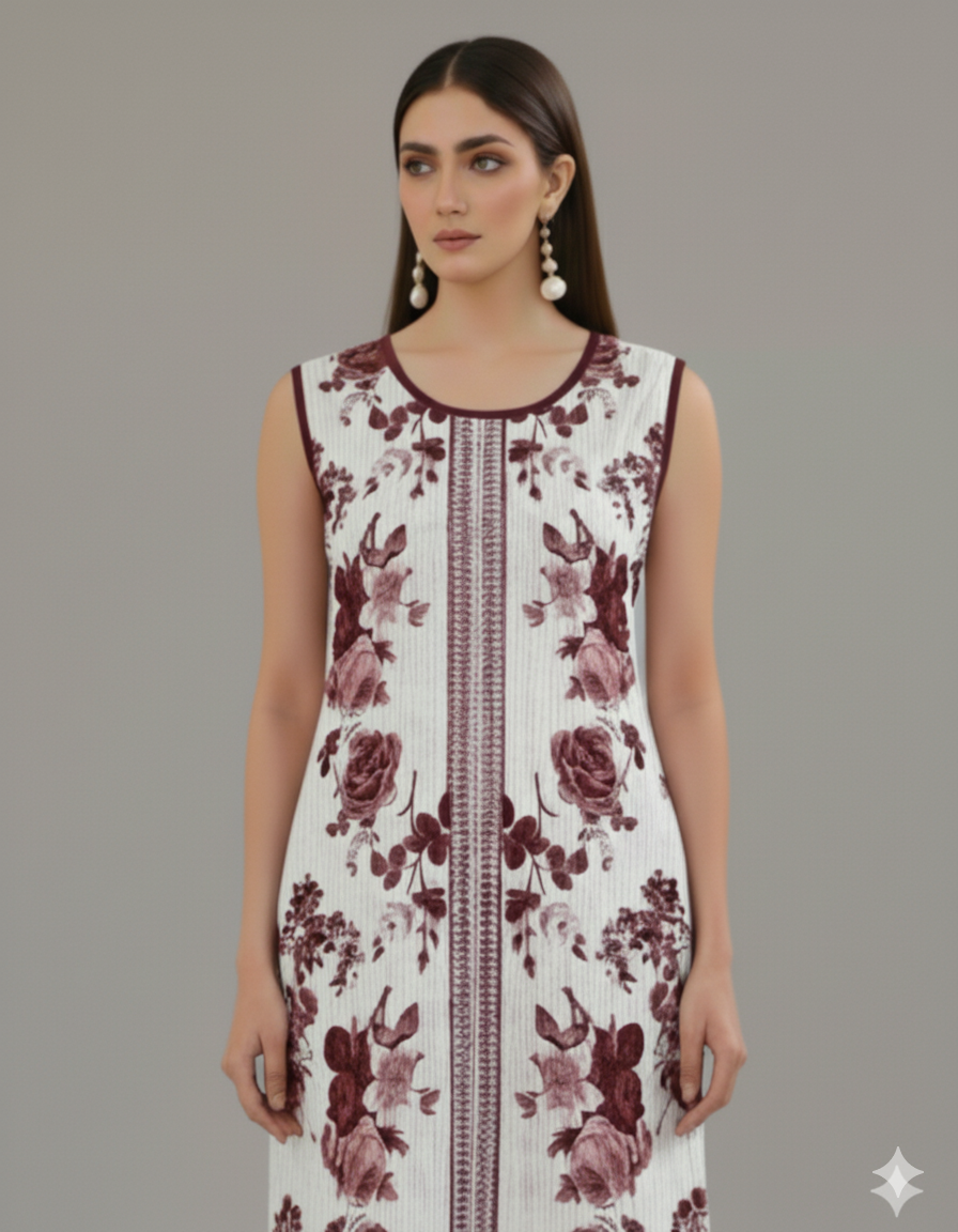 Crimson Bloom Maxi Dress