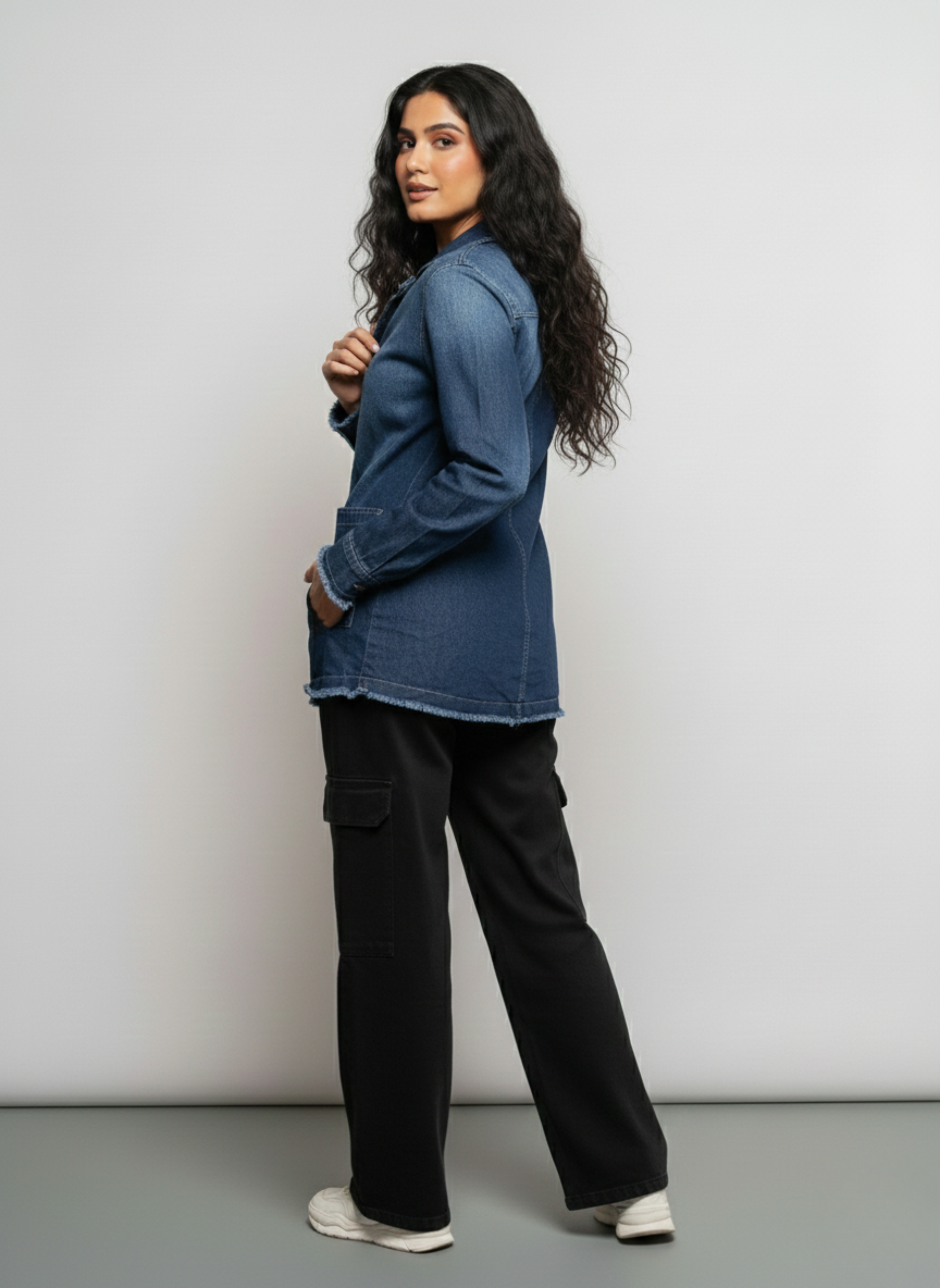 Midnight Outlaw Denim Shirt Jacket