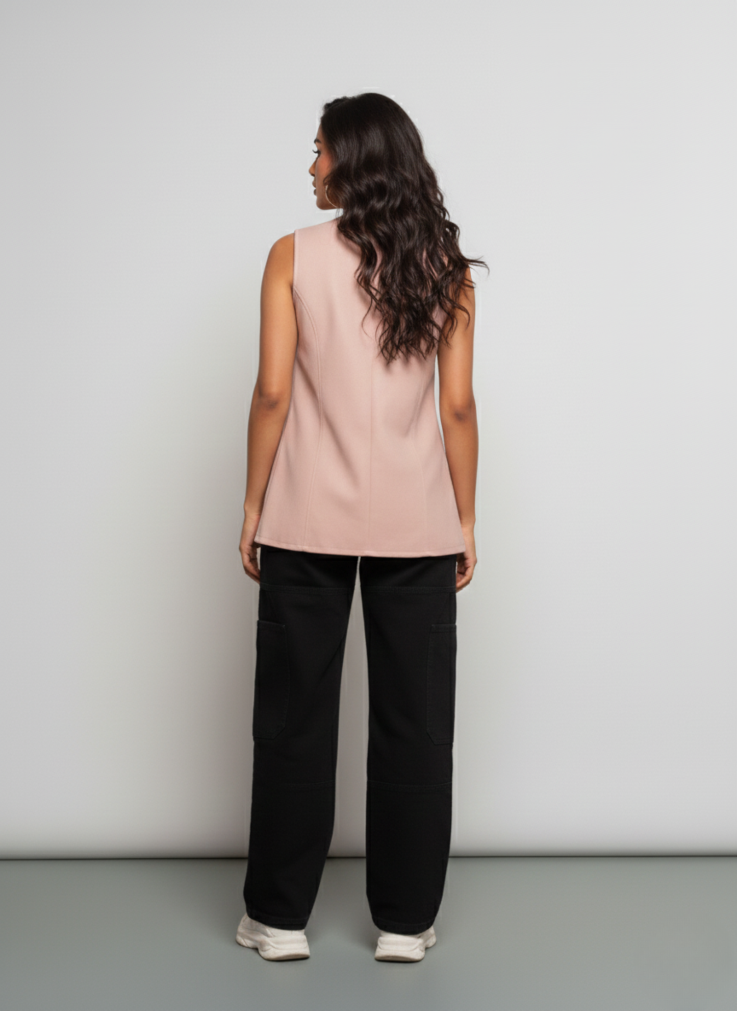 Blush Rebel Pink Denim Vest