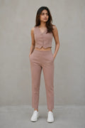 Nuvia - Blush Aura Waist Top Co-Ord Set