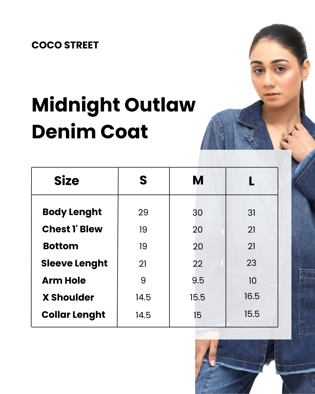 Midnight Outlaw Denim Coat