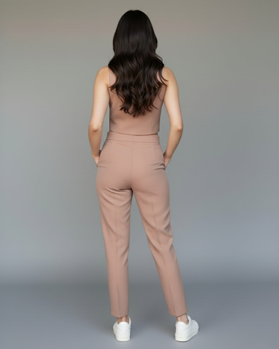 Nuvia - Blush Aura Waist Top Co-Ord Set