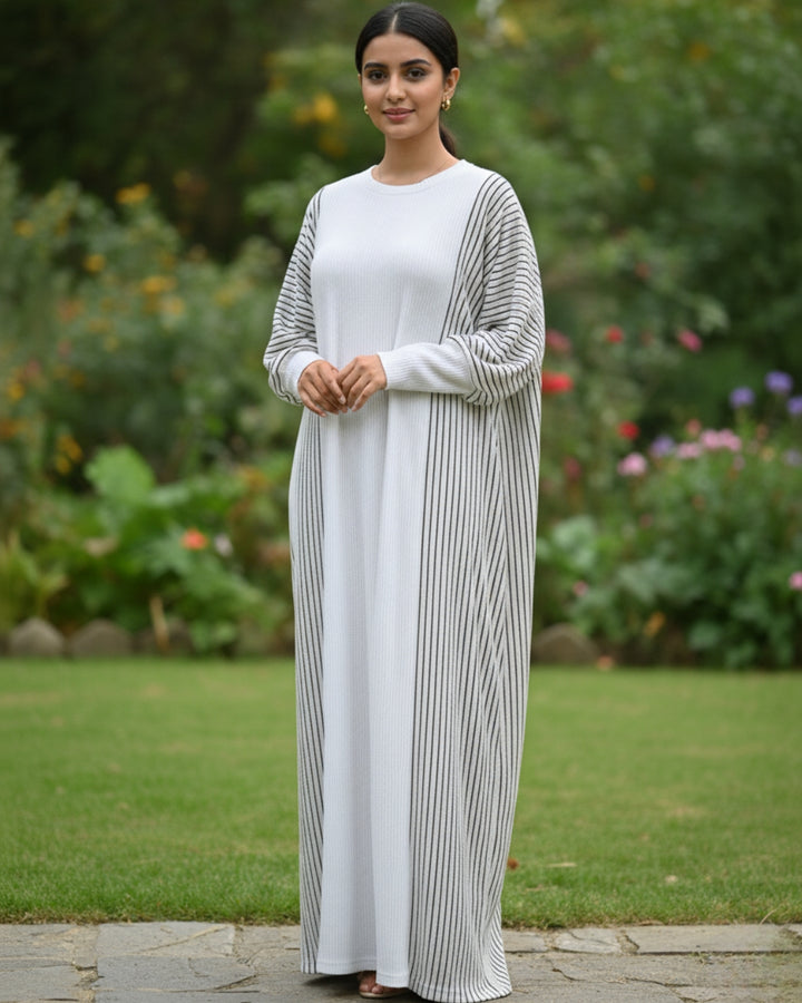 Snow Haven Abaya Set